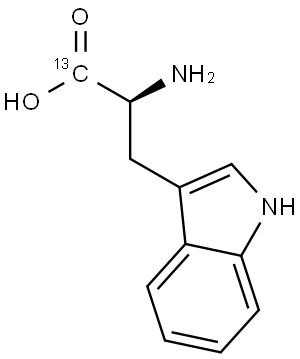 [1-13C]-L-Tryptophan Struktur