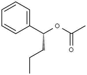 Benzenemethanol, α-propyl-, 1-acetate, (αR)-