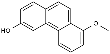 8-METHOXY-3-PHENANTHRENOL Struktur