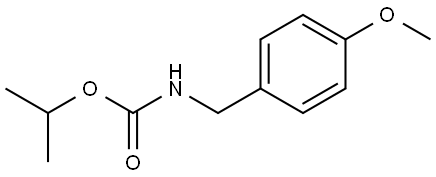 (4-METHOXY-BENZYL)-CARBAMIC ACID ISOPROPYL ESTER Struktur