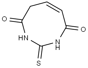 2-THIOXO-2,3-DIHYDRO-1,3-DIAZOCINE-4,8(1H,7H)-DIONE Struktur