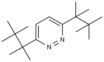 3,6-BIS(1,1,2,2-TETRAMETHYLPROPYL)PYRIDAZINE Struktur