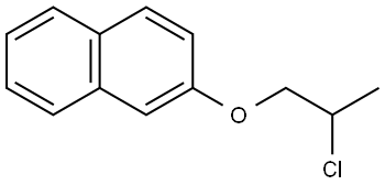 2-(2-CHLOROPROPOXY)NAPHTHALENE Struktur