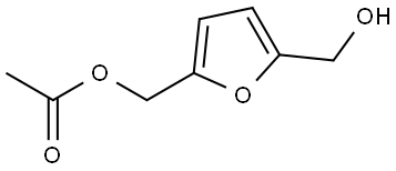 2,5-Furandimethanol, 2-acetate Struktur