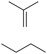 Butene, polymer with 2-methyl-1-propene Struktur