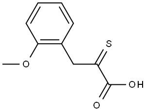 3-(2-METHOXYPHENYL)-2-THIOXOPROPANOIC ACID Struktur