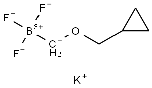 PotassiuM cyclopropylMethoxy)Methyltrifluoroborate Struktur