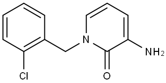 3-AMINO-1-(2-CHLOROBENZYL)-2(1H)-PYRIDINONE Struktur