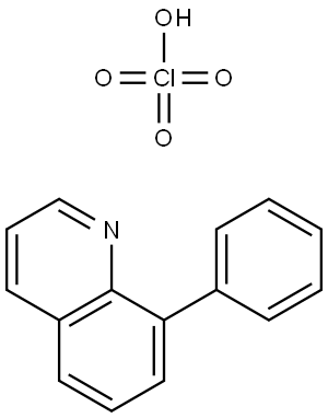 8-phenylquinoline, perchlorate salt Struktur