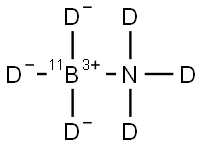 Deuteroammonia deuteroborane complex 11B Struktur