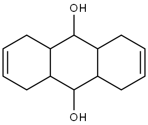 1,4,4A,5,8,8A,9,9A,10,10A-DECAHYDRO-9,10-ANTHRACENEDIOL Struktur