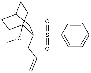 2-ALLYL-1-METHOXY-2-(PHENYLSULFONYL)BICYCLO[2.2.2]OCTANE Struktur