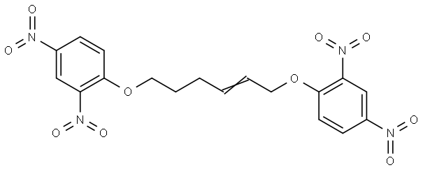 1-[[(4Z)-6-(2,4-DINITROPHENOXY)-4-HEXENYL]OXY]-2,4-DINITROBENZENE Struktur