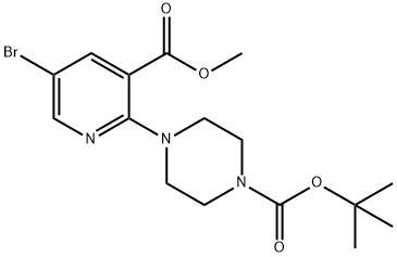 tert-Butyl 4-[5-bromo-3-(methoxycarbonyl)pyridin-2-yl]piperazine-1-carboxylate price.