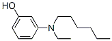 m-[エチル(ヘキシル)アミノ]フェノール 化學構(gòu)造式