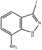 1H-Indazol-7-amine, 3-iodo- Struktur