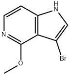 3-BROMO-4-METHOXY-5-AZAINDOLE Struktur