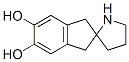 Spiro[2H-indene-2,2-pyrrolidine]-5,6-diol, 1,3-dihydro- (9CI) Struktur