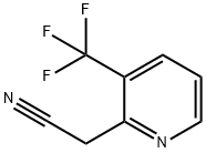 2-(3-(trifluoroMethyl)pyridin-2-yl)acetonitrile Struktur