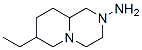 2H-Pyrido[1,2-a]pyrazin-2-amine,7-ethyloctahydro-(9CI) Struktur