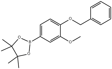 4-BENZYLOXY-3-METHOXYBORONIC ACID, PINACOL ESTER Struktur