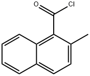 2-methylnaphthalene-1-carbonyl chloride Struktur