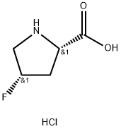 (2S,4S)-順式-4-氟-L-脯氨酸鹽酸鹽, 1001354-51-3, 結(jié)構(gòu)式