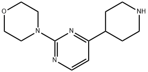 4-(4-piperidin-4-yl-pyrimidin-2-yl)-morpholine Structure