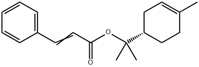 (Z)-1-methyl-1-(4-methyl-3-cyclohexen-1-yl)ethyl cinnamate Struktur