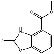 4-BENZOXAZOLECARBOXYLIC ACID, 2,3-DIHYDRO-2-OXO, METHYL ESTER Struktur