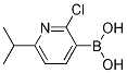 (2-CHLORO-6-ISOPROPYLPYRIDIN-3-YL)BORONIC ACID Struktur