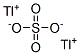 Thallium sulfate Struktur