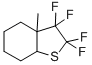 BENZO(b)THIOPHENE, OCTAHYDRO-3a-METHYL-2,2,3,3-TETRAFLUORO- Structure