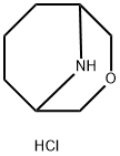 3-Oxa-9-azabicyclo[3.3.1]nonane hydrochloride Struktur