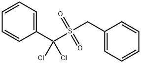 (benzylsulfonyl-dichloro-methyl)benzene Struktur