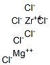 Magnesium zirconium chloride Struktur