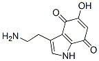 1H-Indole-4,7-dione, 3-(2-aminoethyl)-5-hydroxy- (9CI) Struktur