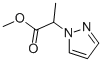 1H-Pyrazole-1-aceticacid,alpha-methyl-,methylester(9CI) Struktur