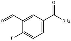 4-fluoro-3-formylbenzamide Struktur