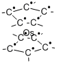 BIS(PENTAMETHYLCYCLOPENTADIENYL)OSMIUM Struktur