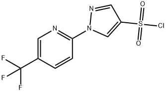 1-(5-TrifluoroMethyl-2-pyridyl)-1H-pyrazole-4-sulfonyl chloride Struktur