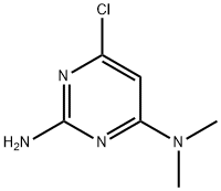 2,4-pyrimidinediamine, 6-chloro-N~4~,N~4~-dimethyl- Struktur