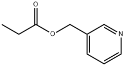 propionic acid-[3]pyridylmethyl ester Struktur