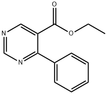 ETHYL-4-PHENYL PYRIMIDINE-5-CARBOXYLATE Struktur