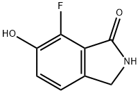 1H-Isoindol-1-one,  7-fluoro-2,3-dihydro-6-hydroxy- Struktur