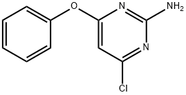 2-amino-4-phenoxy-6-chloropyrimidine Struktur