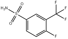 4-FLUORO-3-TRIFLUOROMETHYLBENZENESULFONAMIDE Structure