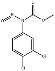 Methyl 3,4-dichloro-N-nitrosocarbanilate Struktur