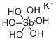 POTASSIUM ANTIMONATE Struktur