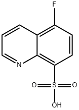 5-FLUORO-8-QUINOLINESULFONIC ACID Struktur